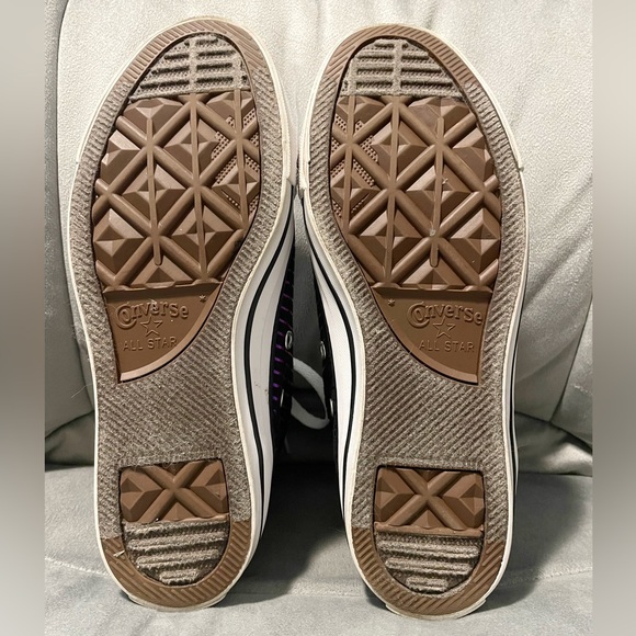 Converse Chuck Taylor All Star Hi Rainbow Metallic High Top Sneakers Size 6 - Picture 4 of 4